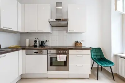 Küche/Küchenzeile in der Unterkunft KH Apartments Stephansplatz