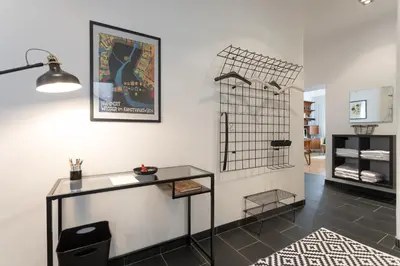 Küche/Küchenzeile in der Unterkunft Vintage Design Apartment