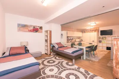 Ein Bett oder Betten in einem Zimmer der Unterkunft Senator Flats - Paulus