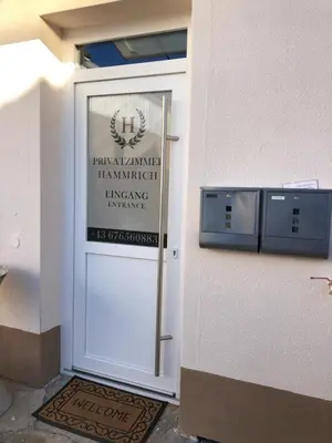 Grundriss der Unterkunft Privatzimmer Hammrich