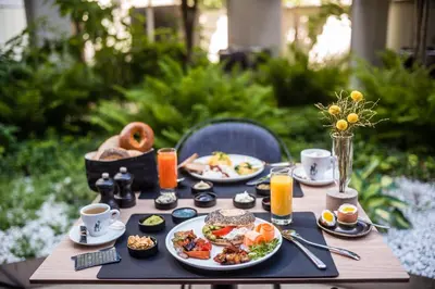 Essen im Hotel oder in der Nähe