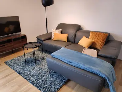 Ein Sitzbereich in der Unterkunft City Appartement Wien-Schwechat