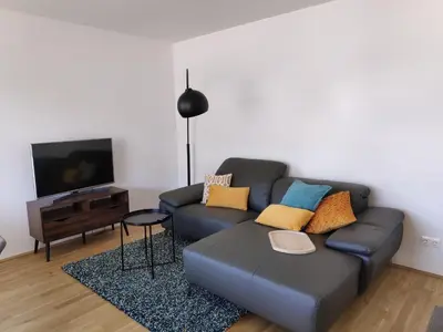 Ein Sitzbereich in der Unterkunft City Appartement Wien-Schwechat