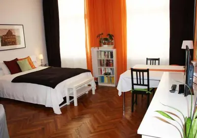 Ein Bett oder Betten in einem Zimmer der Unterkunft Cosy Appartement close to City