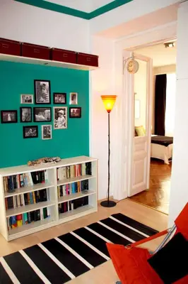 Die Bibliothek in der Ferienwohnung