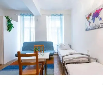 Ein Sitzbereich in der Unterkunft Contactless Check-In Top located room Netflix&Nespresso