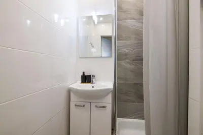 Ein Badezimmer in der Unterkunft Vienna City Center Hostel