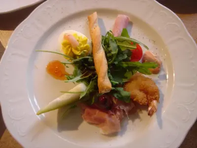 Essen im Hotel oder in der Nähe