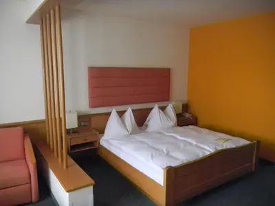 Ein Bett oder Betten in einem Zimmer der Unterkunft Gasthof OHR