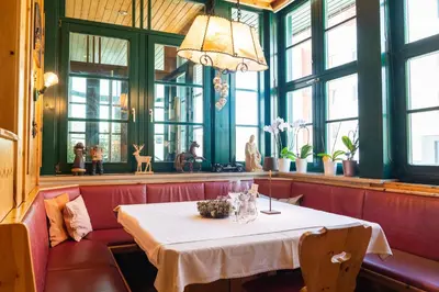 Ein Restaurant oder anderes Speiselokal in der Unterkunft Gasthof OHR