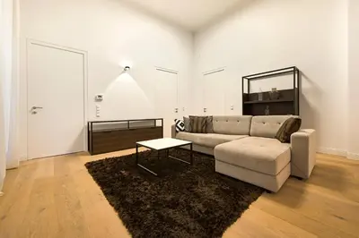 Ein Sitzbereich in der Unterkunft Central Luxury Apartment