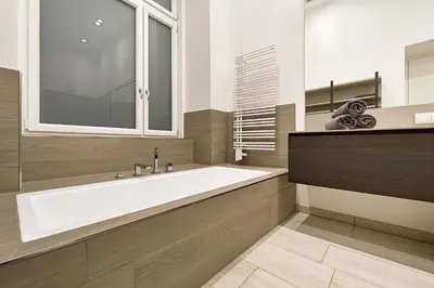 Ein Badezimmer in der Unterkunft Central Luxury Apartment