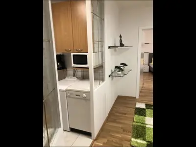 Küche/Küchenzeile in der Unterkunft Walzhofer Apartement