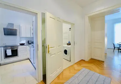 Küche/Küchenzeile in der Unterkunft Apartment Wien