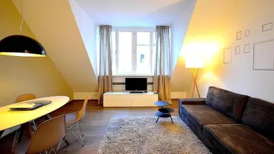 Ein Sitzbereich in der Unterkunft Vienna Residence, City Park - Belvedere