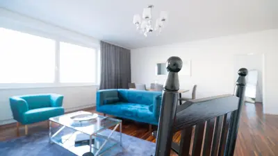 Ein Sitzbereich in der Unterkunft Vienna Residence, Naschmarkt - Karlsplatz