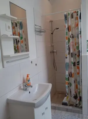 Ein Badezimmer in der Unterkunft Apartment Alser