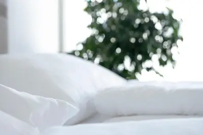 Ein Bett oder Betten in einem Zimmer der Unterkunft Moderne trifft Tradition im Herzen Wiens