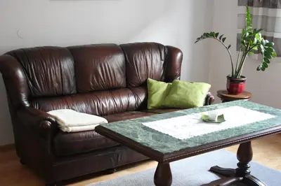 Ein Sitzbereich in der Unterkunft Ferienwohnung Birgit