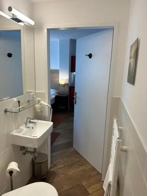 Ein Badezimmer in der Unterkunft Versava Apartments