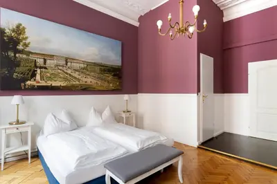 Ein Bett oder Betten in einem Zimmer der Unterkunft Boutique Hotel Columbia