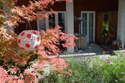 Ein Garten an der Unterkunft Box58