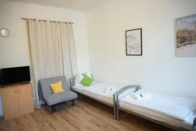 Ein Bett oder Betten in einem Zimmer der Unterkunft Contactless Check-In Room4You Währing