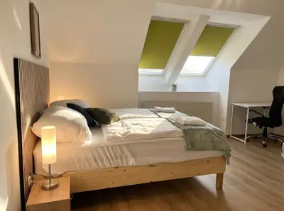 Grundriss der Unterkunft Modern 3-Bedroom Apartment with Balcony near Belvedere Palace