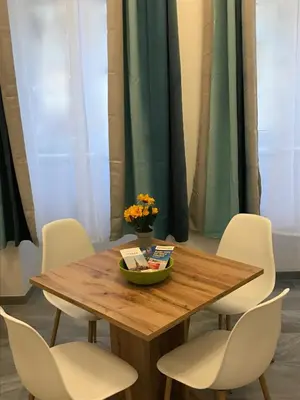 Ein Sitzbereich in der Unterkunft Saralo Apartments 1050