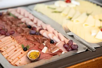 Essen im Hotel oder in der Nähe