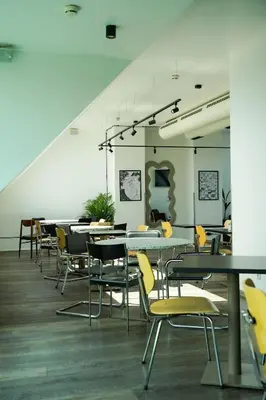 Ein Sitzbereich in der Unterkunft Hotel BEE GREEN Schönbrunn