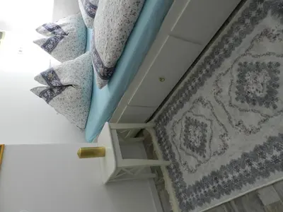 Ein Bett oder Betten in einem Zimmer der Unterkunft Klassik and sunny Apartment!