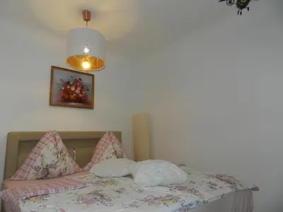 Ein Bett oder Betten in einem Zimmer der Unterkunft Klassik and sunny Apartment!