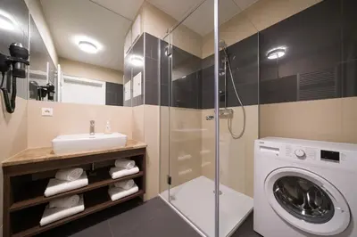Ein Badezimmer in der Unterkunft MyApartments Vienna