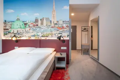Ein Bett oder Betten in einem Zimmer der Unterkunft Campanile Vienna South