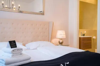 Ein Bett oder Betten in einem Zimmer der Unterkunft Vienna Residence, Naschmarkt - Museumsquartier