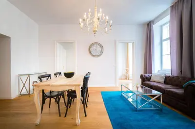 Ein Sitzbereich in der Unterkunft Vienna Residence, Naschmarkt - Museumsquartier