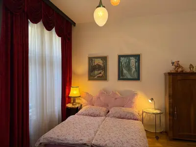 Ein Bett oder Betten in einem Zimmer der Unterkunft Villa Pazelt Top1