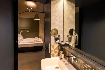 Ein Badezimmer in der Unterkunft grätzlhotel beim Belvedere