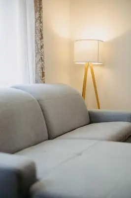 Ein Bett oder Betten in einem Zimmer der Unterkunft Ferienwohnung Dado