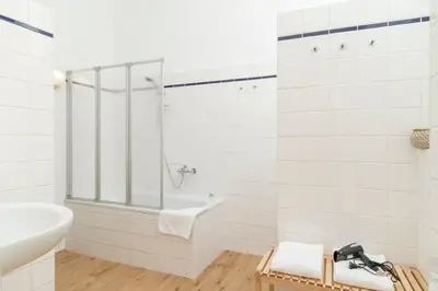 Ein Badezimmer in der Unterkunft Luxury Suites Mariahilf