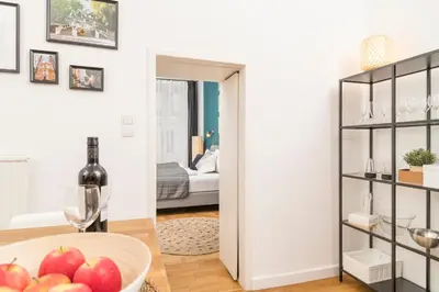 Ein Bett oder Betten in einem Zimmer der Unterkunft Luxury Suites Mariahilf