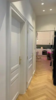 Ein Bett oder Betten in einem Zimmer der Unterkunft City Apartment Downtown Vienna