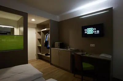 TV/Unterhaltungsangebot in der Unterkunft Good Rooms GmbH Guntramsdorf