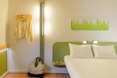 Ein Bett oder Betten in einem Zimmer der Unterkunft Ibis budget Wien Sankt Marx