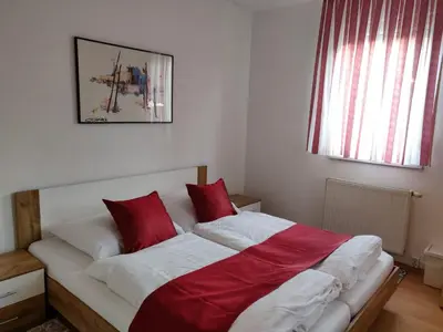 Ein Bett oder Betten in einem Zimmer der Unterkunft Relax - Ferienhaus in Wien