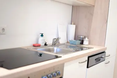 Küche/Küchenzeile in der Unterkunft Vienna Living Apartments - Hasnerstraße