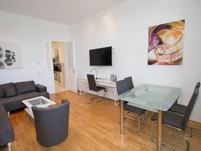 TV/Unterhaltungsangebot in der Unterkunft Apartment Nähe Zentrum