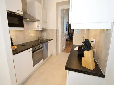 Küche/Küchenzeile in der Unterkunft Apartment Nähe Zentrum