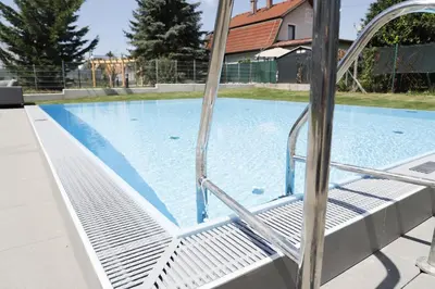 Grundriss der Unterkunft Rooftop Terrace, free garage parking and Pool!